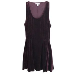 Purple cotton on dress